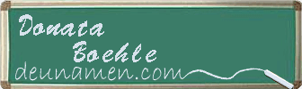 Donata Boehle Visitenkarte